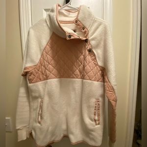 Abercrombie & Fitch Asymmetrical Snap-Up Fleece